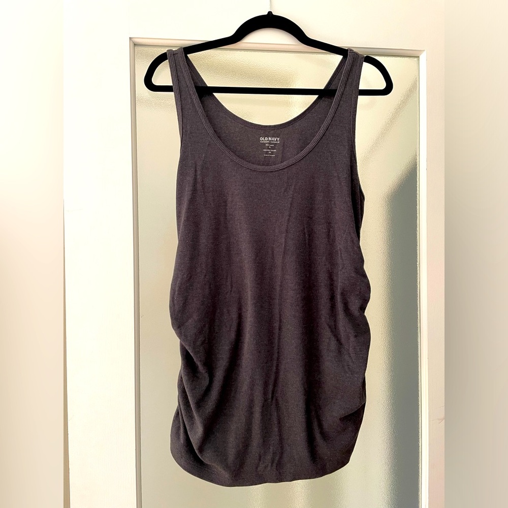 Maternity Tank XL Gray Old Navy Super Comfy and Stretchy
